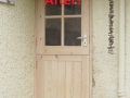 After I'd finished the door and frame replacement!